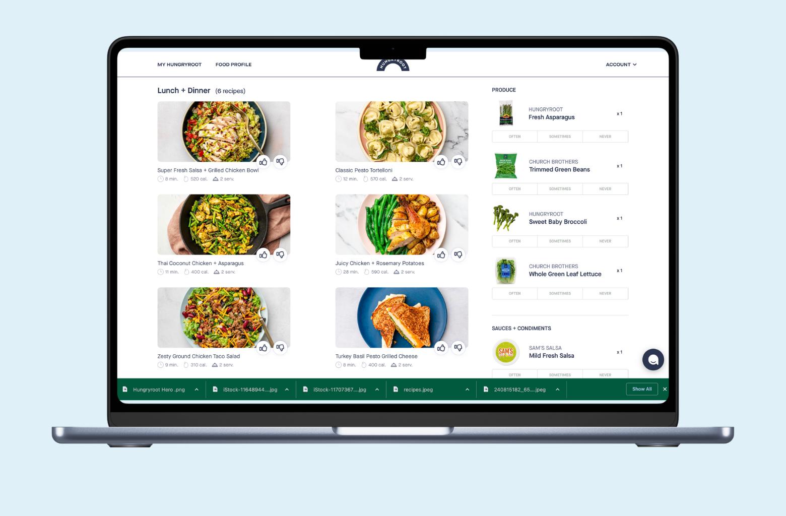 Hungryroot menu